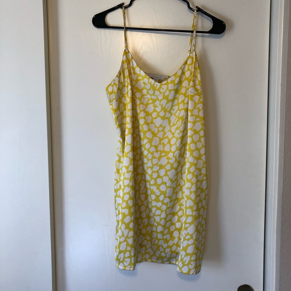 Topshop silk slip dress